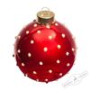 Holiday Classics / Ball "Golden peas" 8 cm, 6 pieces