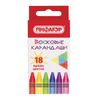 ПИФАГОР / Wax pencils "SUN", SET of 18 colors
