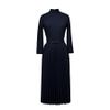 Pleated dress-turtleneck "College"