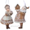 Kaemingk / Brinquedo para árvore de Natal Pão de gengibre Mrs. Claus 13 cm, pingente