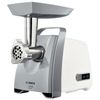 BOSCH MFW45020 meat grinder, 1600 watt power, 2.7 kg/min performance, metal screw, reverse, plastic, white/grey