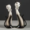 Керамика ручной работы / Figurenset "Süßes Katzenpaar" 28 cm