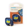 Cartridge for label printers DYMO Letra Tag, 12 mm х 4 m, plastic ribbon, yellow
