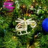 Toy Christmas tree "Helicopter small" 1013 White winter