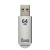 SMARTBUY / Flash Drive 64 GB, V-Cut, USB 3.0, Metal Case, Silver