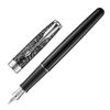 Pen pen PARKER "Sonnet Challenge CT" case, black lacquer, palladium details, black