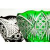 Гусевской Хрустальный завод / Crystal vase for sweets "Victory" green