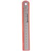 Metal ruler 15 cm, BRAUBERG, Euro slot