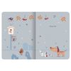 BRAUBERG / Notebook 60 l. capa SoftTouch em linha, papel bege 70 g / m2, costura, B5 (179x250 mm), GAV / 4 unid.