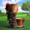 Хорошие сувениры / Figured pots "Gnome with two pots" 20x24x30 cm