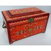 Беломорские узоры / Chest wooden "Shenkurskiy red painted"