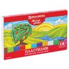 Clay classic BRAUBERG, 18 colors, 360 g, stack, top quality, cardboard packaging