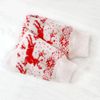 Knitted woolen socks with ornament. Size 42-46
