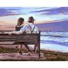 ВанГогВоМне / Malen nach Zahlen "Date am Strand" 40x50 cm