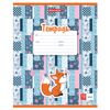 BRAUBERG / Notebook 12 y. line, cardboard cover, "SMART FOX" / 20 pcs.