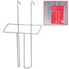 The tray is mounted to the uprights SAIL, A5, 260х158х30 mm, wire, chrome