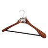 BRABIX / Hanger-coat hanger "Lux", size 48-50, wooden, anatomical, crossbar, cherry color