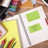 BRAUBERG / Self-adhesive block (stickers) NEON, 76x51 mm, 90 sheets, green