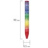 LUCH / Wax crayons "Fantasy", 24 colors, oil-based, carton with Euro suspension