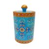 Беломорские узоры / Wooden barrel "Shenkur blue painting" 20 cm