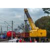 Railway hydraulic crane KZh-1572