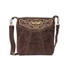 Торжокские золотошвеи / Suede bag "Dragonfly"