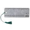 Bookmark for books with a ruler, 3D surround, BRAUBERG "Flowers" with a decorative lace