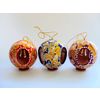 Лаврово / Weihnachtsbaum Spielzeug Ball geschlitzt Floral - Souvenir