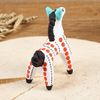 Дымковская глиняная игрушка / Figurine "Horse with green circles"