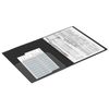 Classeur avec classeur métallique et poche intérieure BRAUBERG diagonale, noir, jusqu'à 100 feuilles, 0,6 mm