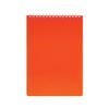 HATBER / Notizbuch "DIAMOND NEON" orange, 80 Blatt A5 (145x205 mm), Kamm, Kunststoffhülle, Käfig