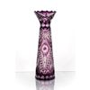 Гусевской Хрустальный завод / Crystal vase for flowers "Sparkling" large purple