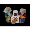 Ковровская глиняная игрушка / Figurine "Oven. Gingerbread man", small