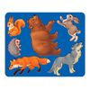 Stencil-coloring "Forest Beasts"