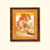 Amber of Russia / Painting from amber Landscape