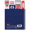BRAUBERG / Notebook-dictionary for writing English words A5 48 l., Comb, cage, reference / 10 pcs.