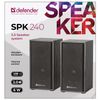 DEFENDER / Computer speakers SPK 240, 2.0, 6 W, wood, black