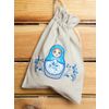 Pouch "Matryoshka"Gzhel" 25*35 cm