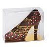 The sculpture of chocolate "Shoe" print Polka dot