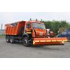 Snowplow on the KAMAZ-65115 dump truck