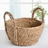 Доляна / Doliana / Wicker storage basket "Tei", 20 × 20 × 12 cm, brown