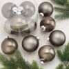 Kaemingk / Set of glass balls 8 cm foggy albion mix, 6 pcs