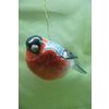 Ярославская майолика / Christmas tree toy "Bullfinch"