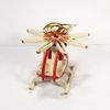 Toy Christmas tree "Helicopter" small 3020 White Cabin
