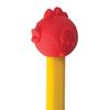 A set of erasers shaped PYTHAGORAS "Animals" 3 pieces, cuts, hole for pencil, thermoplastic rubber