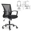 Armchair BRABIX "Wings MG-304", black plastic, chrome, mesh, black