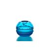 Гусевской Хрустальный завод / Crystal vase for flowers "Pauzhna" small turquoise