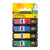 Bookmark adhesive POST-IT Professional, plastic, 12mm, 4 wheel drive. x 35 PCs