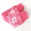 Knitted woolen socks with ornament. Size 36-39