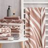 Этель / Terry towel Zebra beige, 50x90 cm, 100% cotton, velor, 420 g / m2
